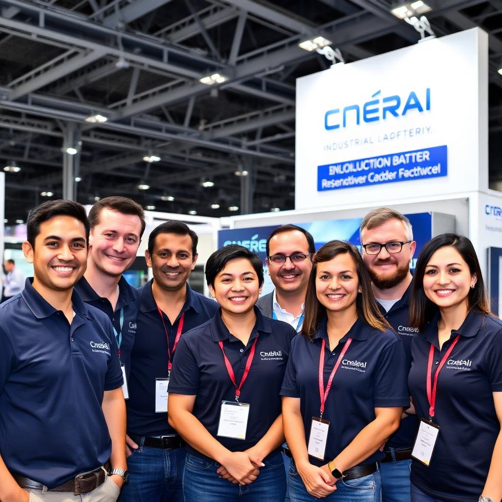 Wattrae team at a trade show stand
